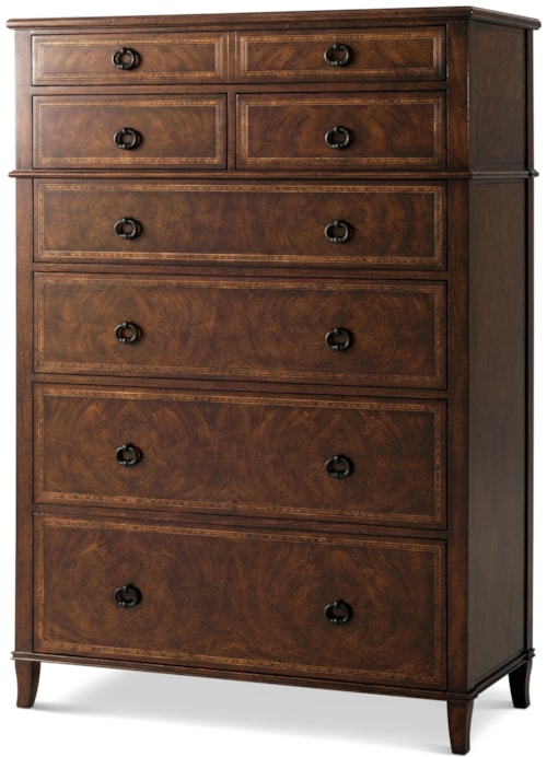 Traditional 8-Drawer Gentleman's Chest