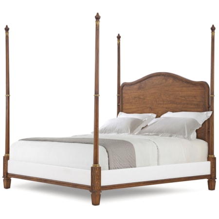 Dorset Upholstered King Poster Bed