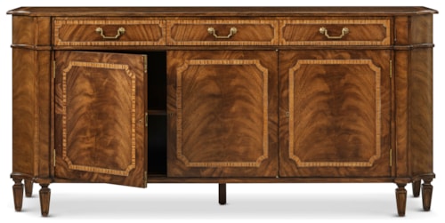 Traditional Three-Door Buffet