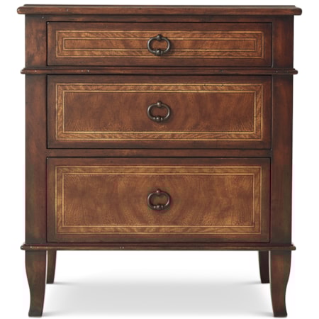 3-Drawer Nightstand