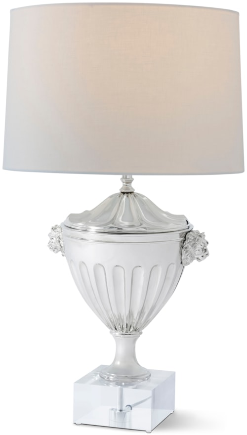 Traditional Table Lamp with Acrylic Base