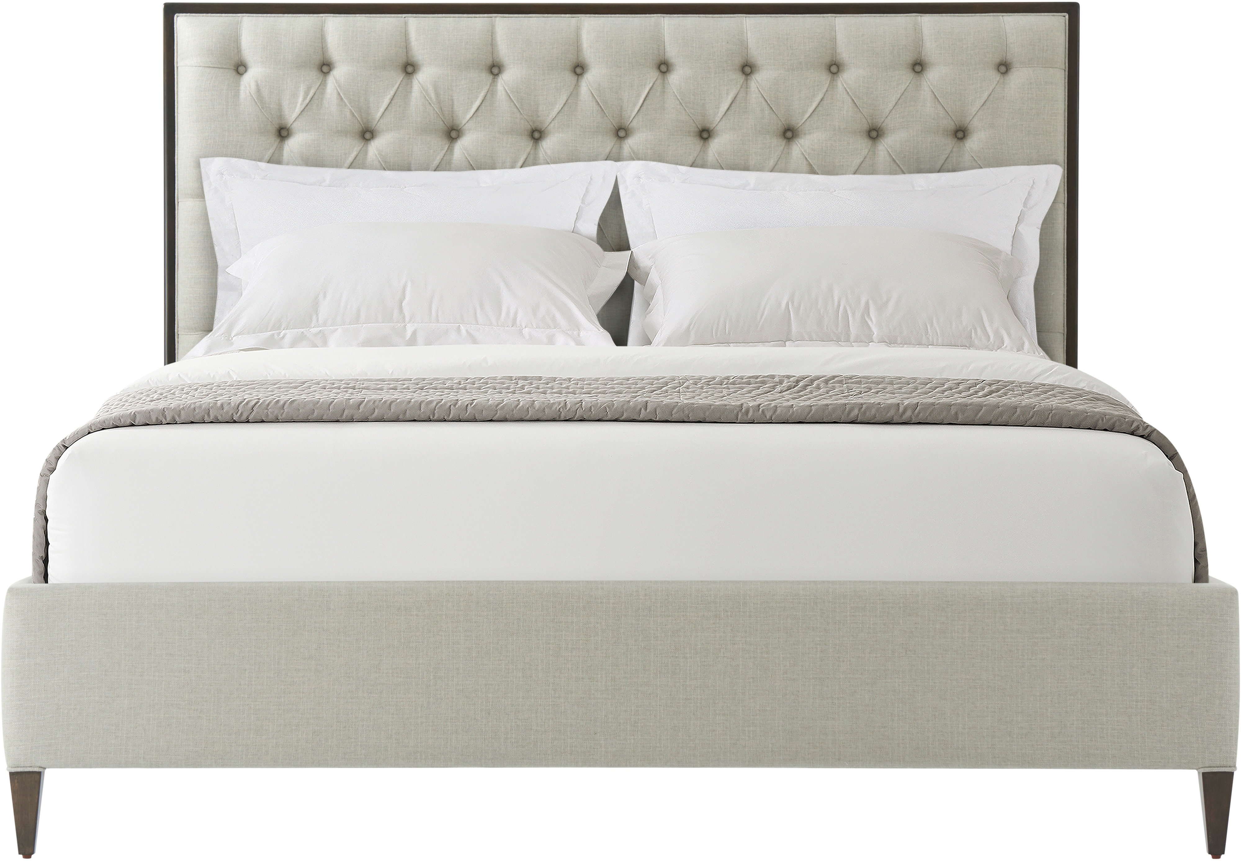 Cal King Tufted Panel Bed