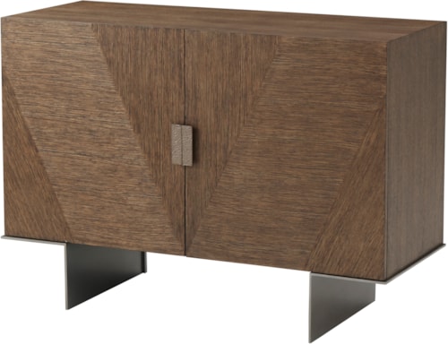 Contemporary Decorative Cabinet with Adjustable Shelves