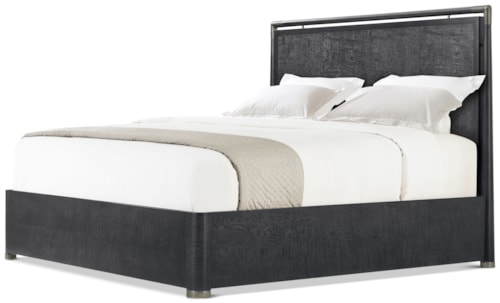 Contemporary King Panel Bed