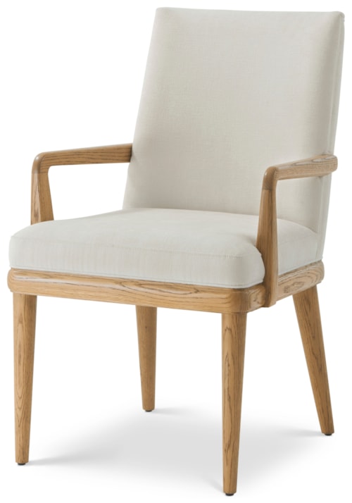 Contemporary Upholstered Dining Armchair