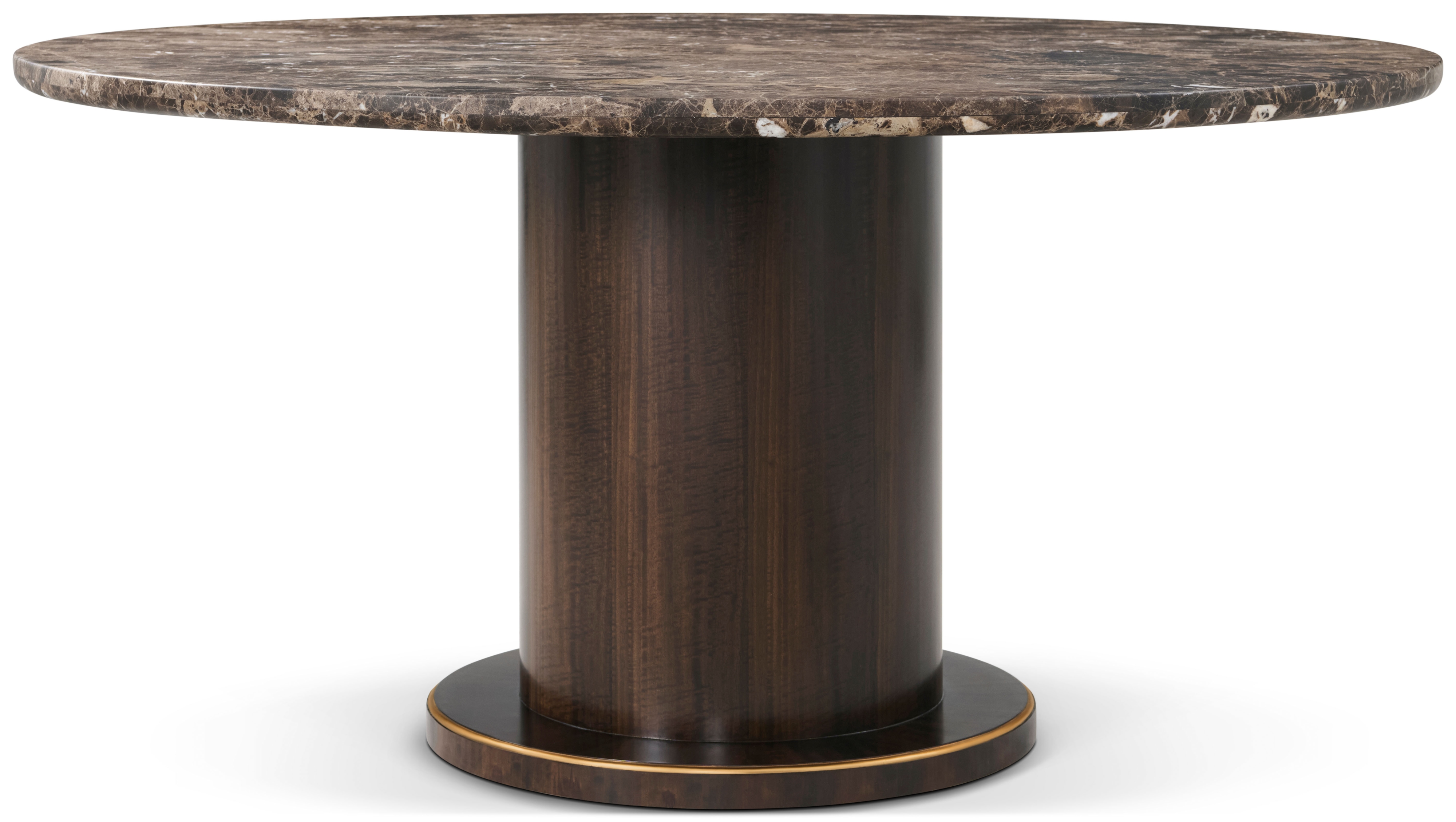 Theodore Alexander Spencer Green Park Belgravia 60" Rd. Marble-Top Dining Table
