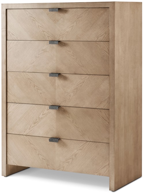 Contemporary 5-Drawer Bedroom Chest