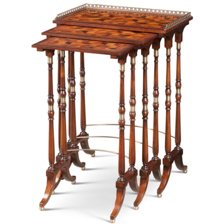The South Drawing Room Parquetry Nest Tables