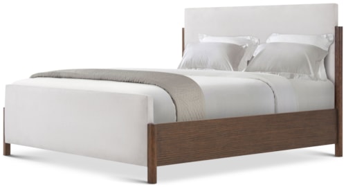 Urbane Contemporary Upholstered  King Bed
