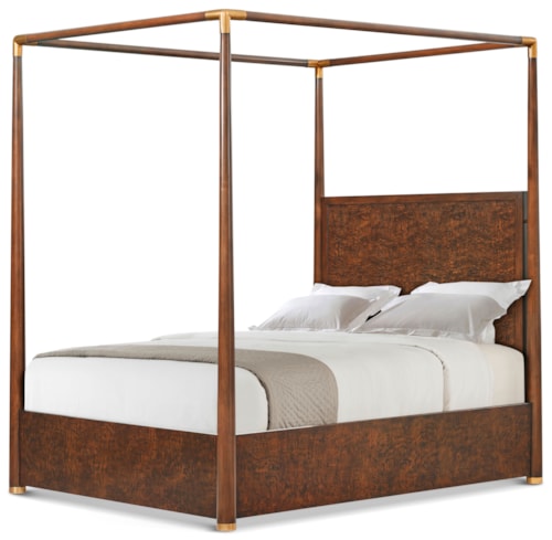 Contemporary Queen Poster Bed