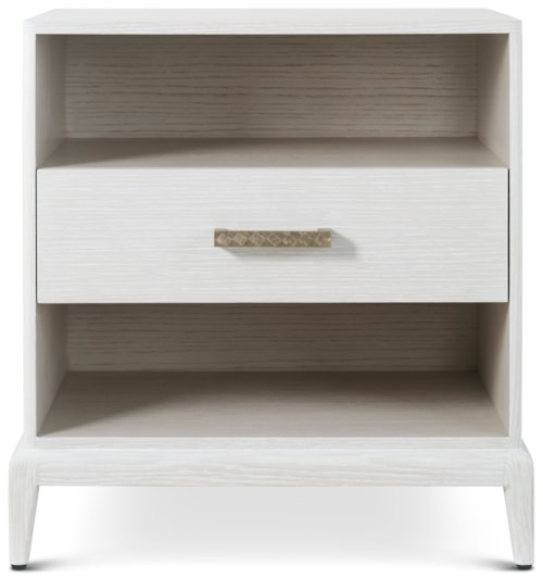 Modern Casual Open-Space Nightstand with Single Drawer