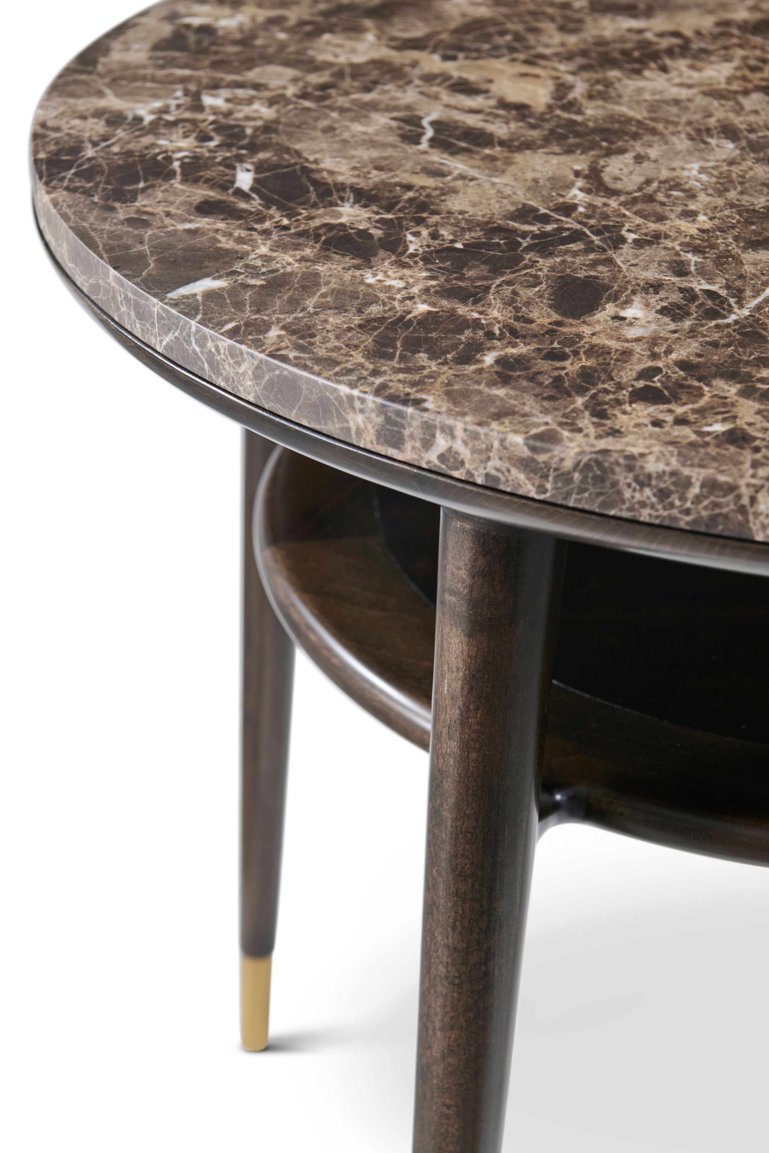 Theodore Alexander Spencer Green Park Ashburton Place Round Marble-Top Side Table