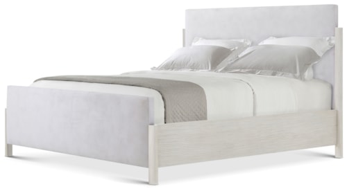 Urbane Contemporary Upholstered Queen Bed