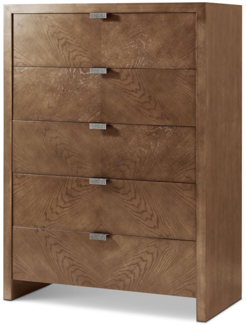 Contemporary 5-Drawer Bedroom Chest