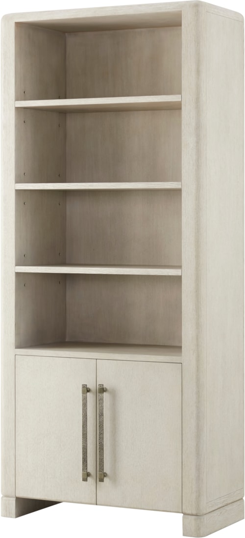 Contemporary Three-Shelf Bookcase with Anti-Tip Kit