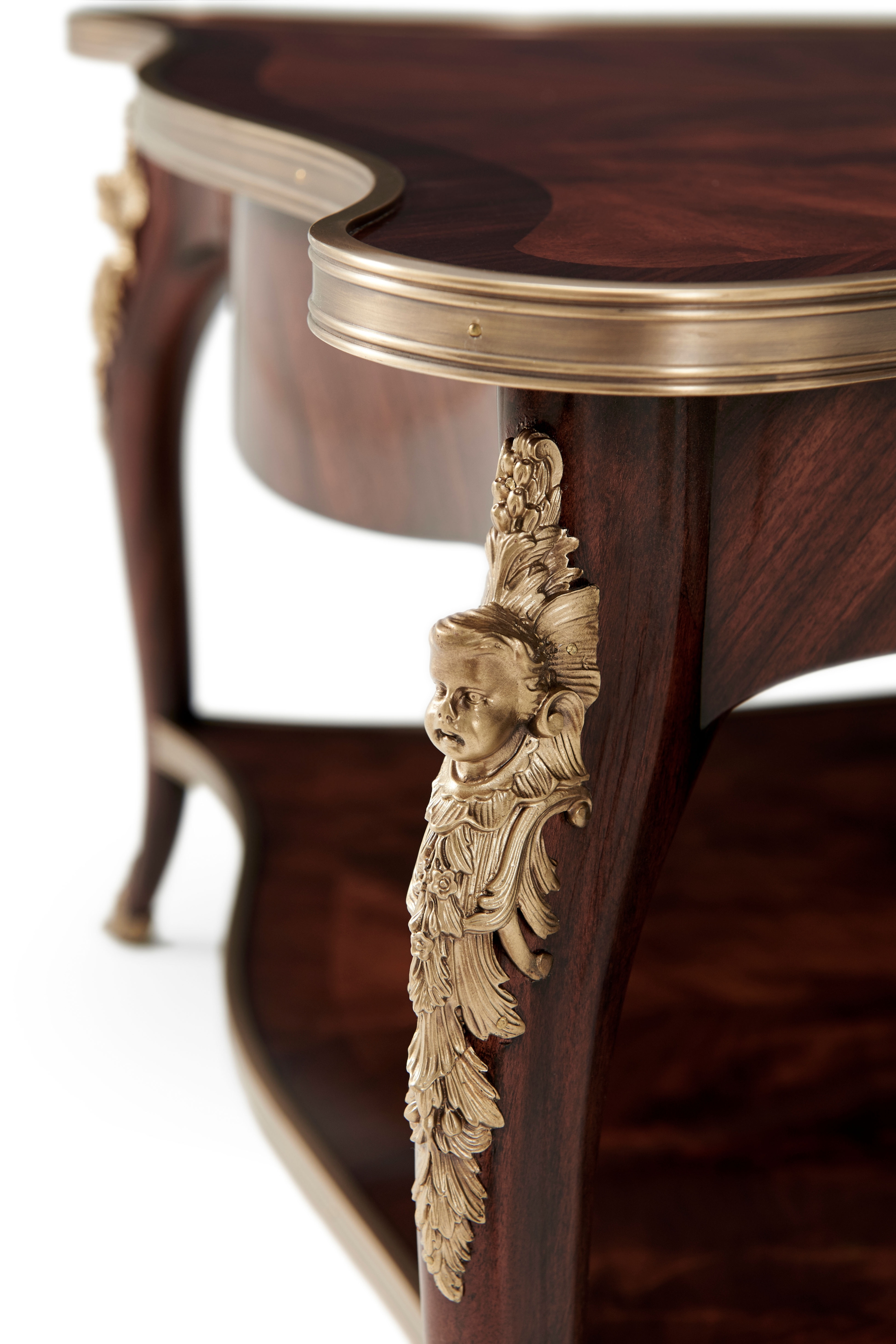 Theodore Alexander Althorp Living History Caryatid Rectangular Cocktail Table