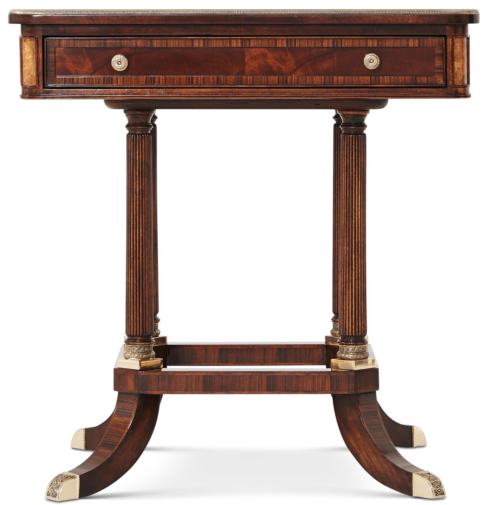 Theodore Alexander English Cabinet Maker Bowlas Side Table