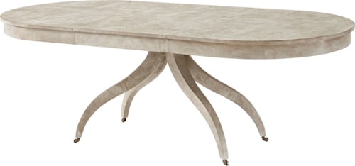 Newman Contemporary Dining Table with Castors