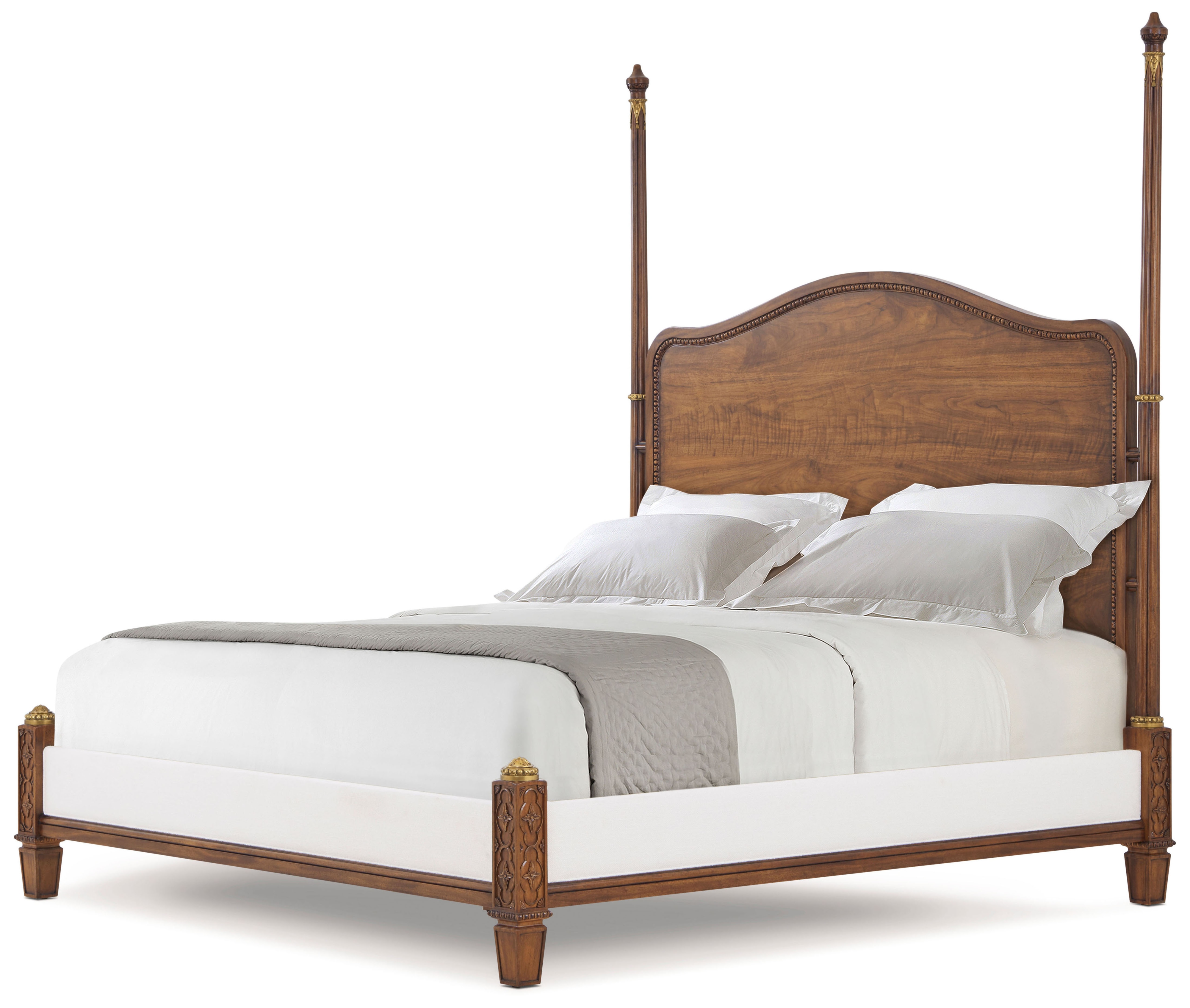 Dorset Upholstered Queen Poster Bed