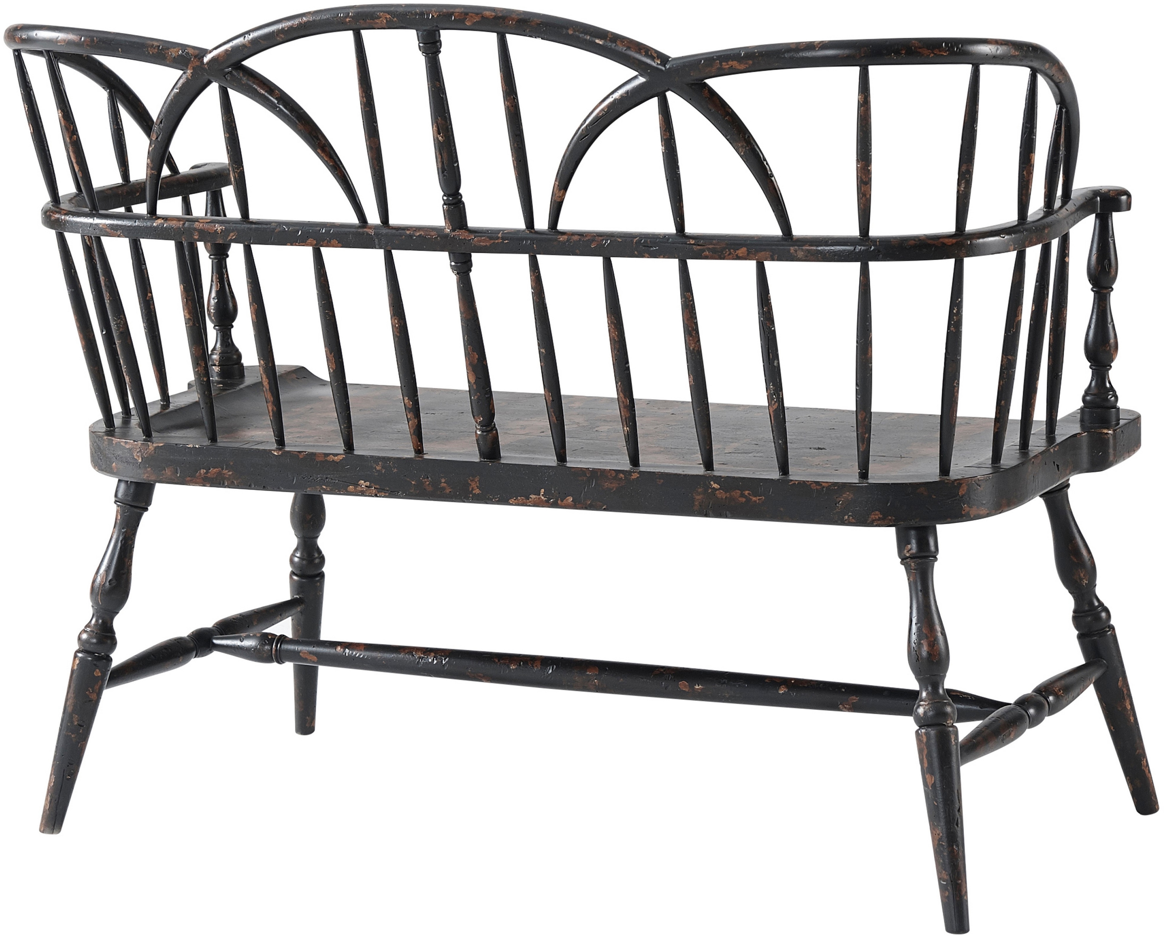 Arched Hoop-Back Bench