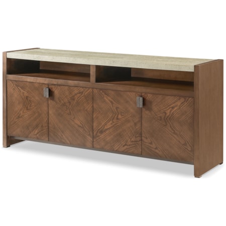 4-Door Media Cabinet