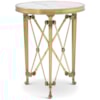Theodore Alexander Spencer London Round Brass Side Table