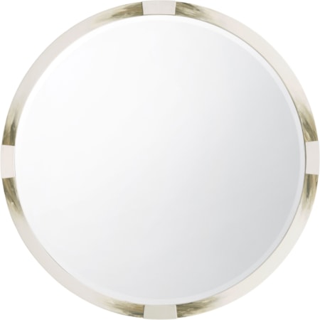Cutting Edge Mirror (Round, Longhorn White)