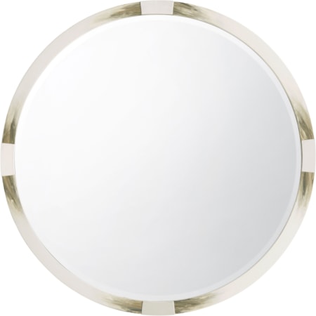 Cutting Edge Mirror (Round, Longhorn White)