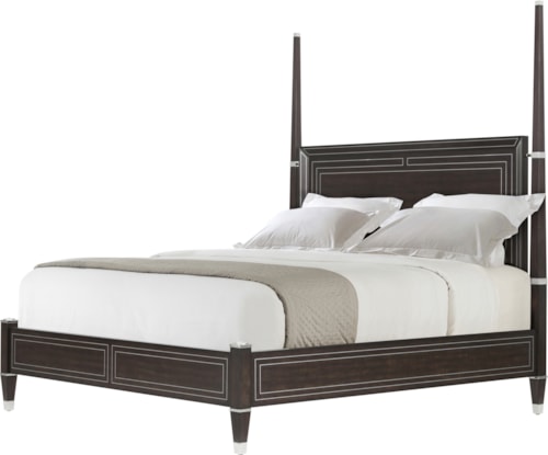 Contemporary Cal King Poster Bed