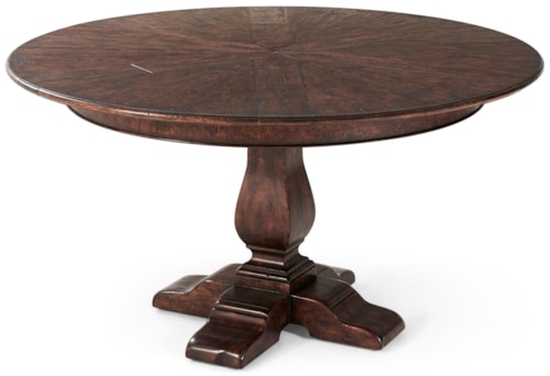 Traditional Jupe Dining Table with Self-Storing Leaves