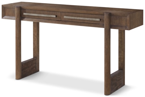 Urbane Contemporary 2-Drawer Console Table