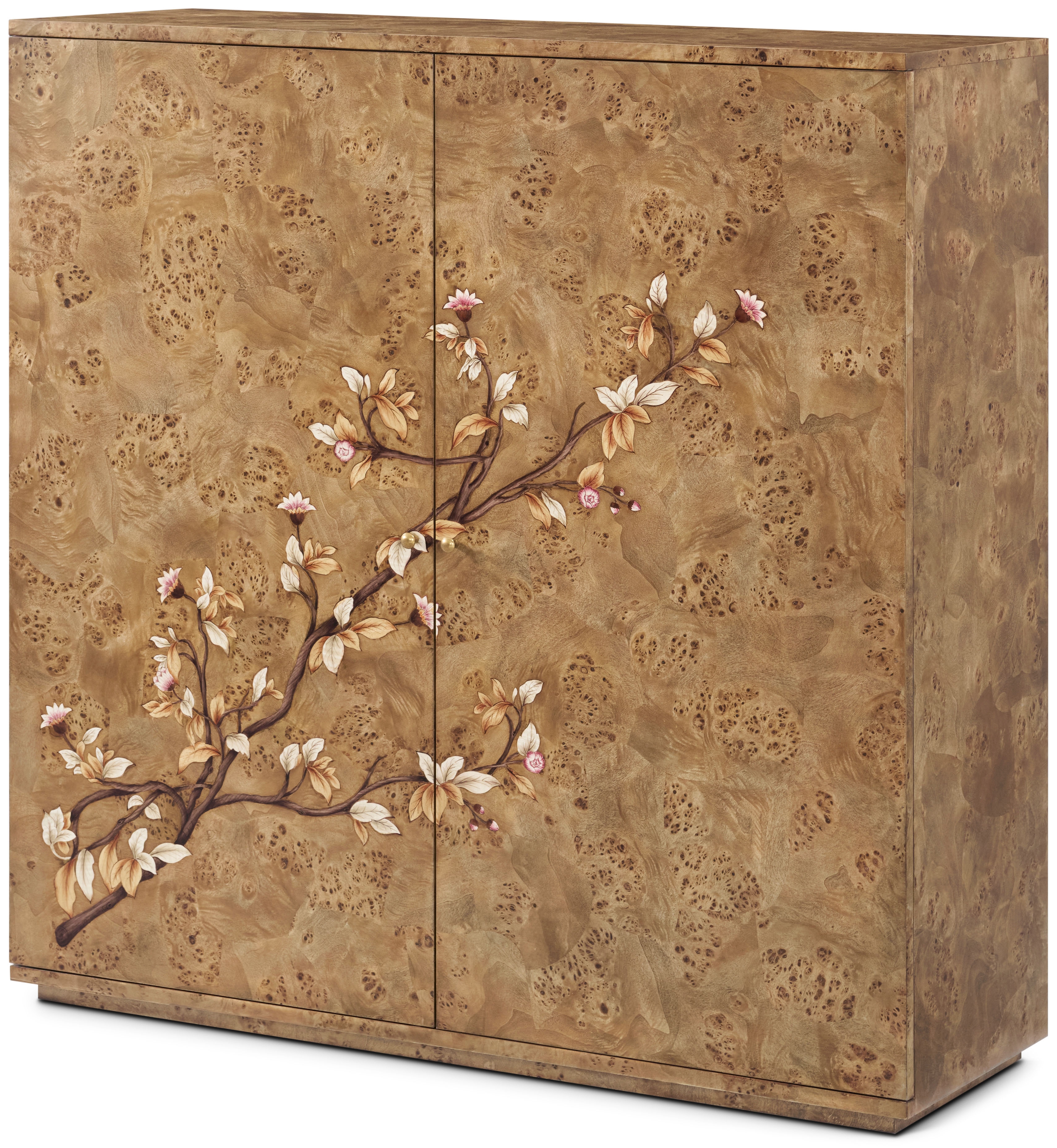 Theodore Alexander Perch Flora Bar Cabinet