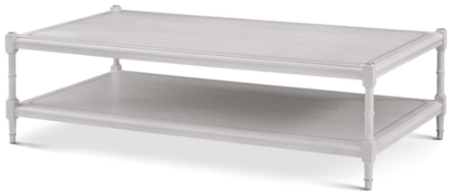 Contemporary 1-Shelf Cocktail Table