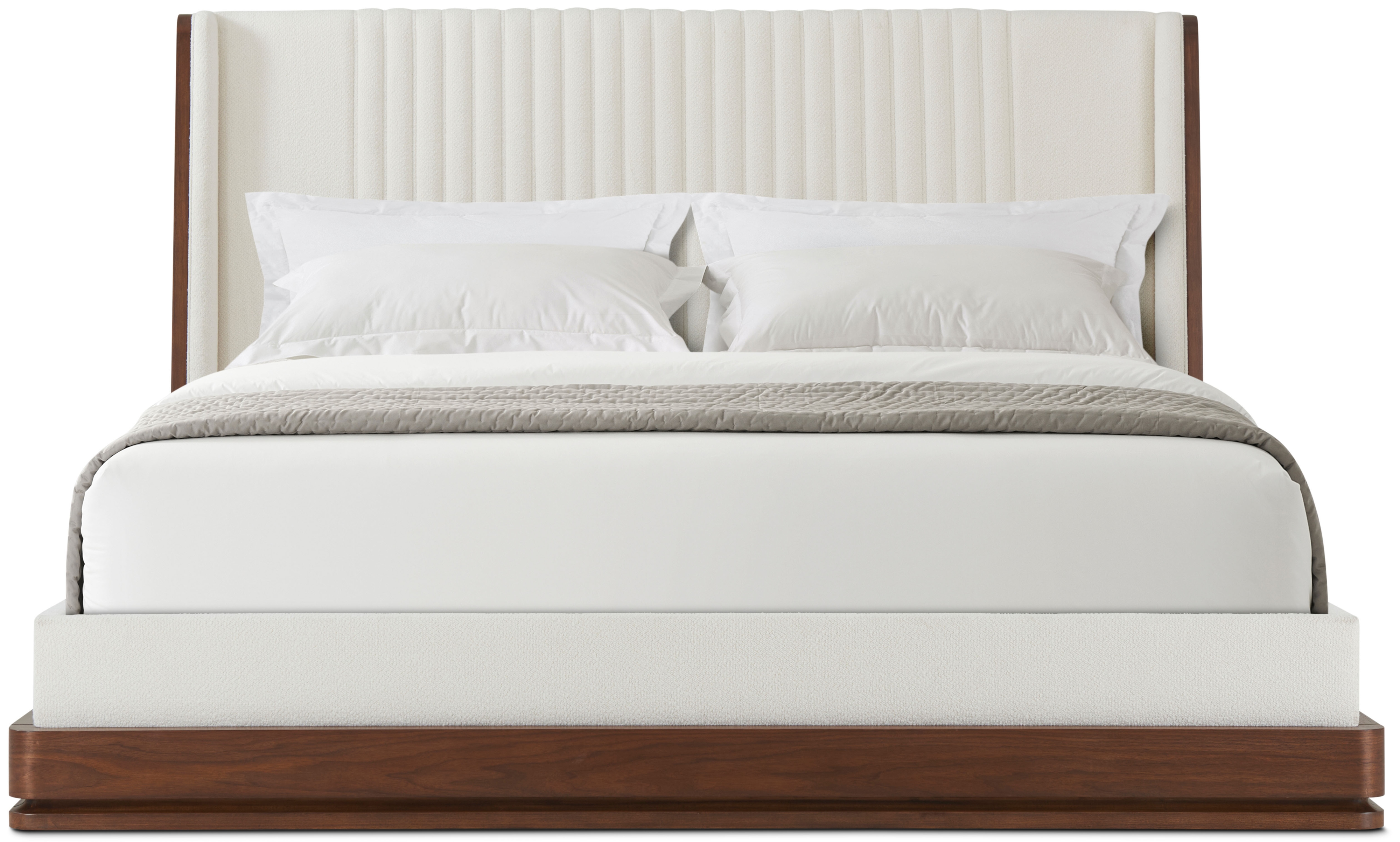 Coronet Walnut Channel Bed