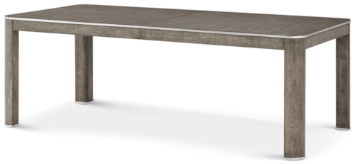 Contemporary Dining Table with 2 18-Inch Leaves