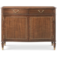 Traditional Accent Chest with Brass Ferrules