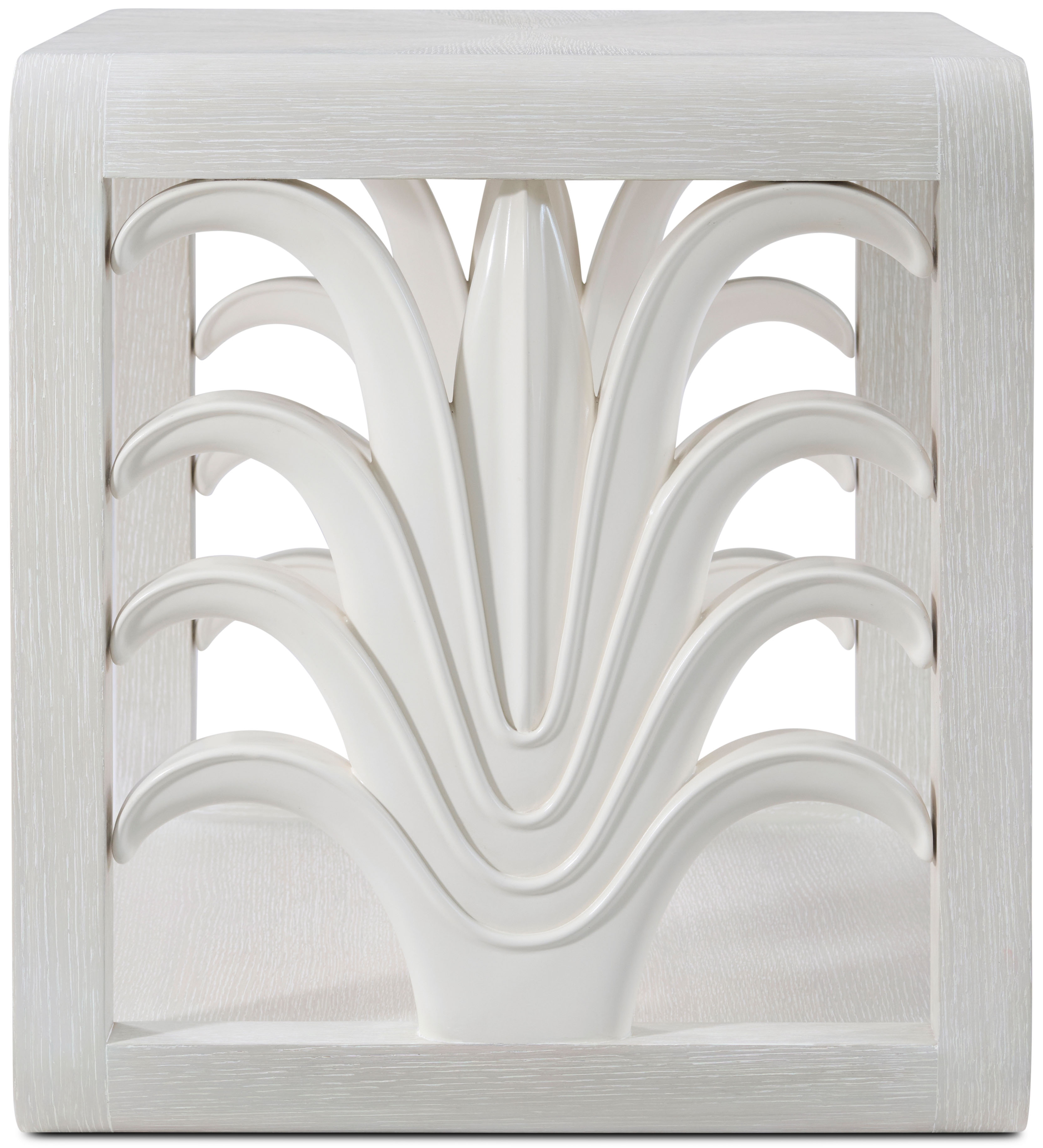 Theodore Alexander Coastal Royal Palm Side Table