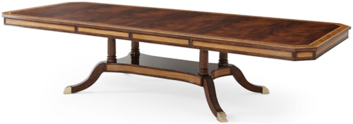 Transitional 84"-132" Extension Dining Table