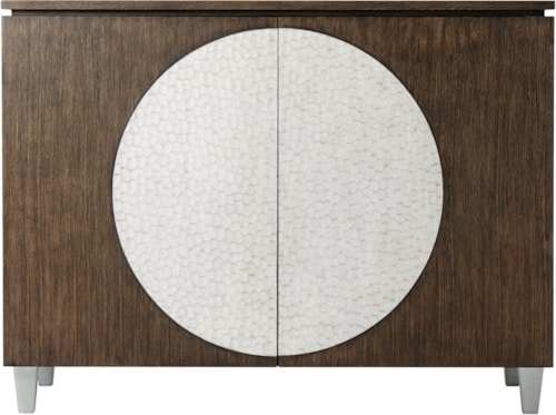 Contemporary Decorative Cabinet with Adjustable Shelving