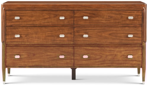 Dorchester Transitional 6-Drawer Dresser