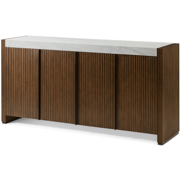Theodore Alexander Cabinets and Sideboards Riva 4-Door Media Cabinet