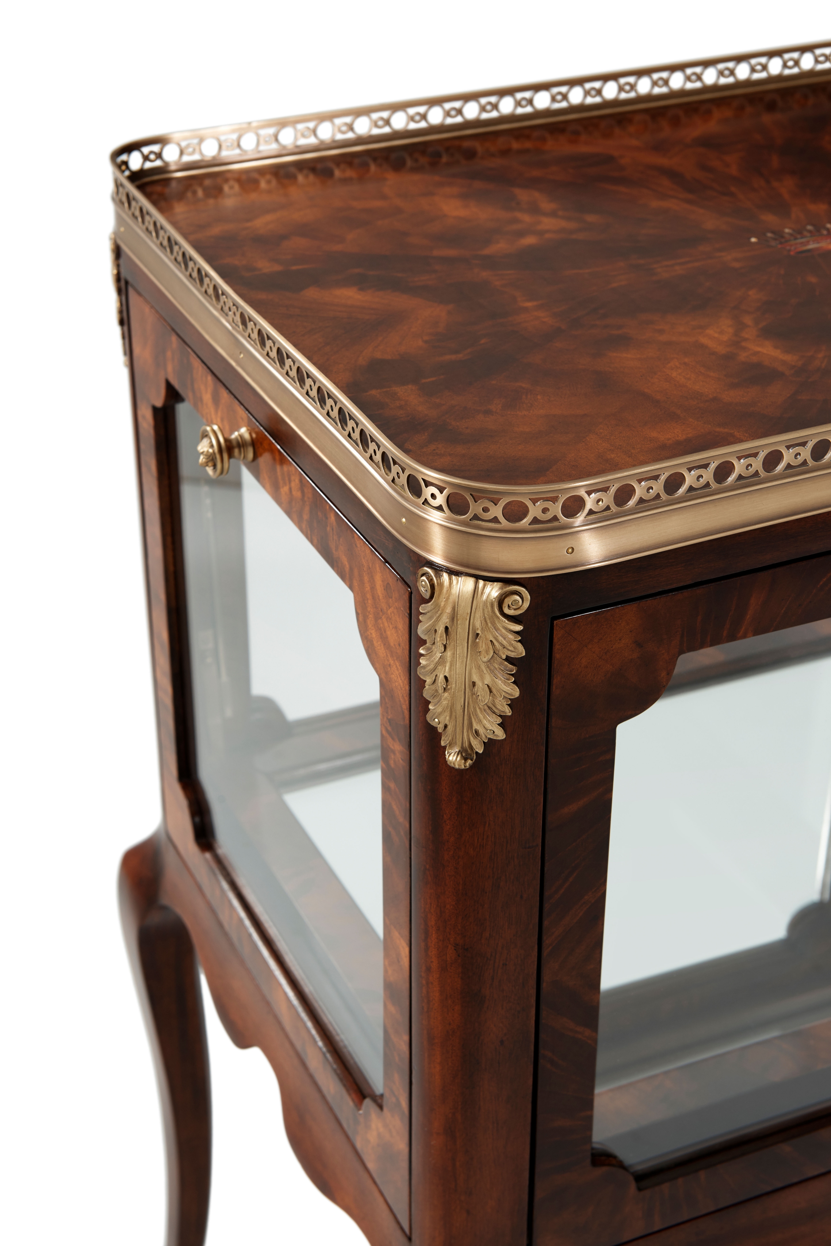 Theodore Alexander Althorp Living History Pierced Vitrine Side Table