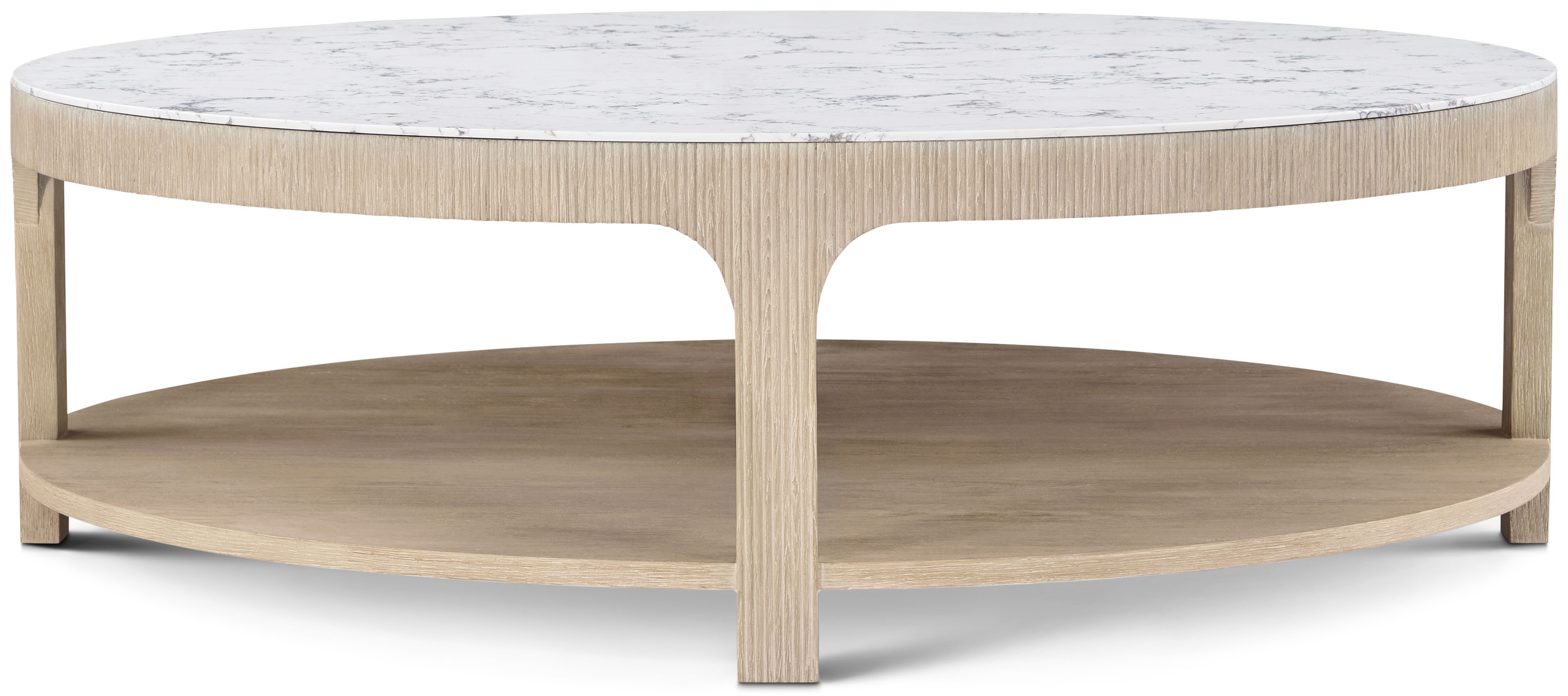 Theodore Alexander Horizon Horizon Round Quartz Cocktail Table