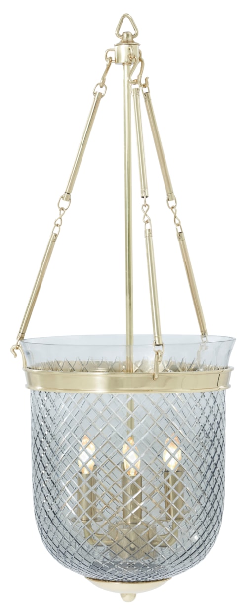 Transitional Glass 6-Light Hanging Pendant