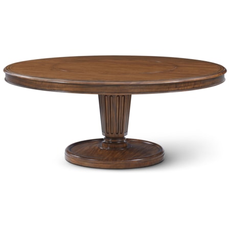 Haddon 72" Rd. Dining Table w/Lazy Suzan