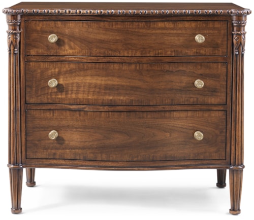 Traditional 3-Drawer Nightstand
