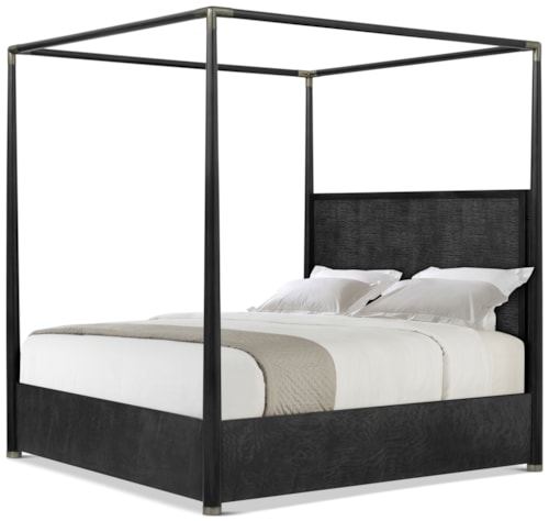 Contemporary King Poster Bed