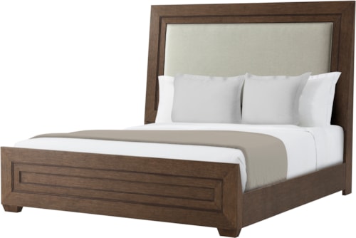 Contemporary Upholstered King Bed