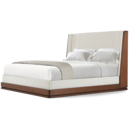 Coronet Walnut Channel Bed