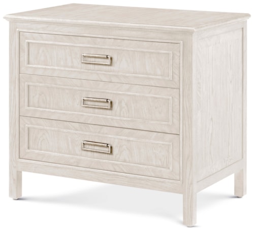 Surrey Transitional 3-Drawer Nightstand